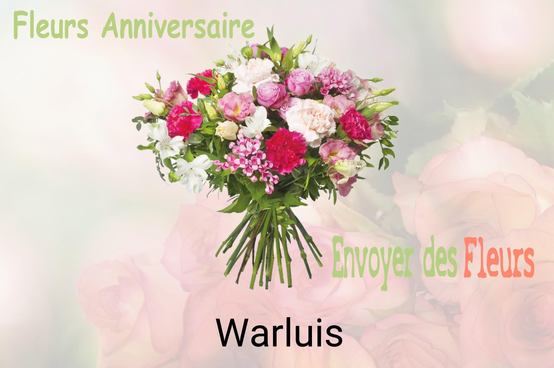 Bouquet de fleurs d’anniversaire livré à Warluis