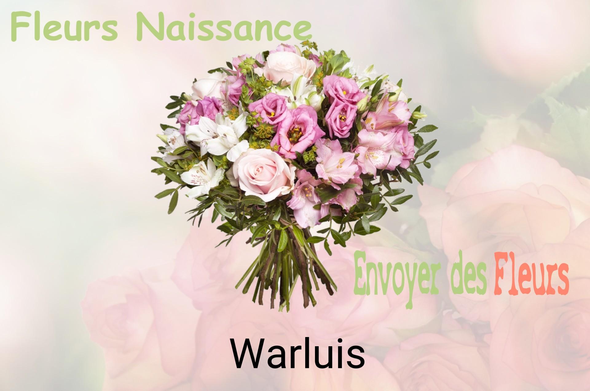 Bouquet de fleurs de naissance livré à Warluis